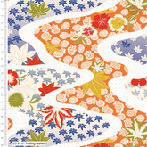 Serenity in Japan – V&A– 100% Organic Cotton Prints 110cm Wide Digitally Printed Fabric for Crafting, Quilting, Dressmaking